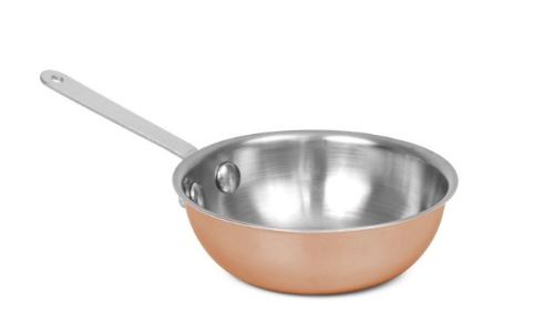 MINI WOK 10CM C/CABO COBRE